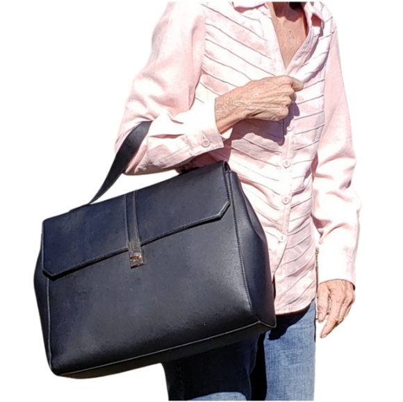 A New Day Large Black Tote Handbag Shoulder Strap - Picture 5 of 5